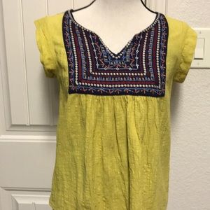 THML top with embroidery Euc size xs
